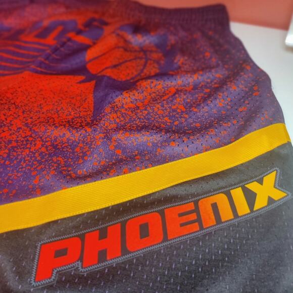Mitchell & Ness 1996 Phoenix Suns Retro Basketball Short Men Large Authentic NBA - Picture 3 of 7
